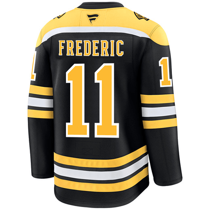 Trent Frederic Boston Bruins 2024-2025 Black Home Jersey