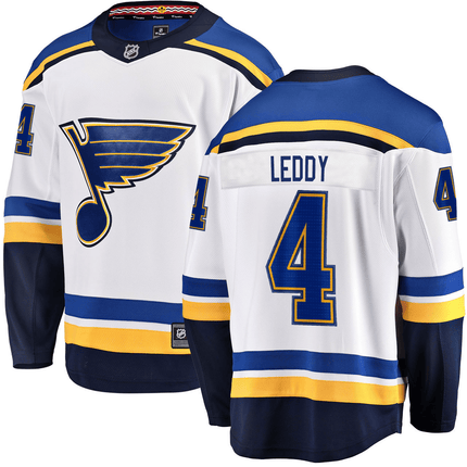 Nick Leddy St. Louis Blues 2024-2025 Away Breakaway White Jersey