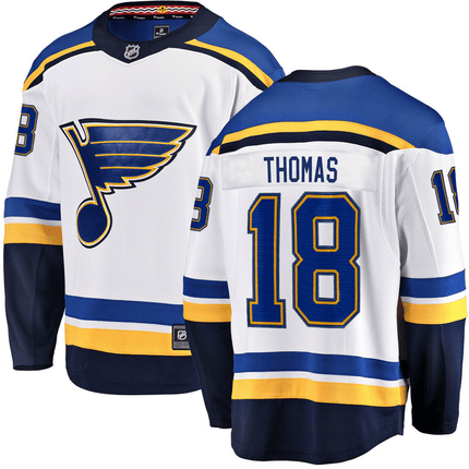 Robert Thomas St. Louis Blues 2024-2025 Away Breakaway White Jersey