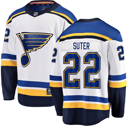 Ryan Suter St. Louis Blues 2024-2025 Away Breakaway White Jersey