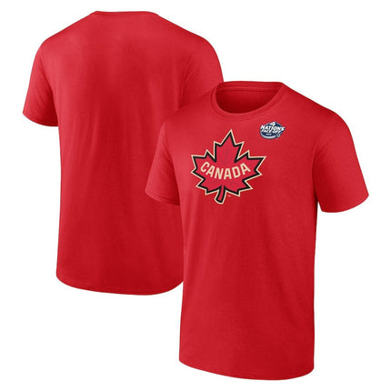 Canada 2025 4 Nations Face-Off Primary Logo Red T-Shirt