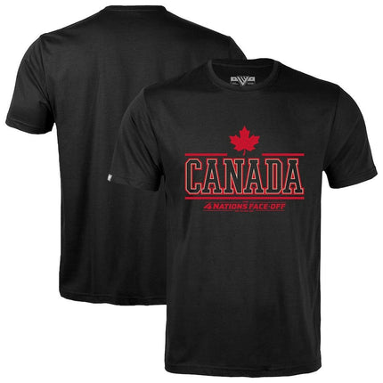 Canada 2025 4 Nations Face-Off Richmond Black T-Shirt