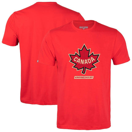 Canada 2025 4 Nations Face-Off Richmond Red T-Shirt