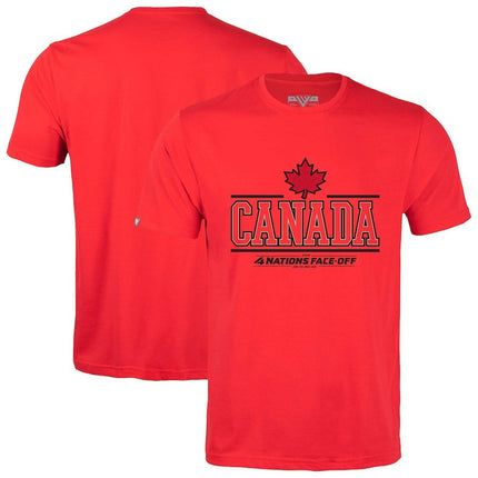 Canada 2025 4 Nations Face-Off Richmond Red T-Shirt