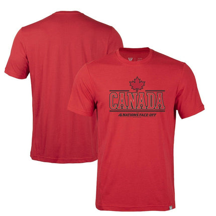 Canada 2025 4 Nations Face-Off Thrive Red T-Shirt