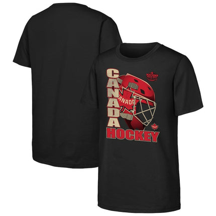 Canada 2025 4 Nations Face-Off Goalie Strong Black T-Shirt