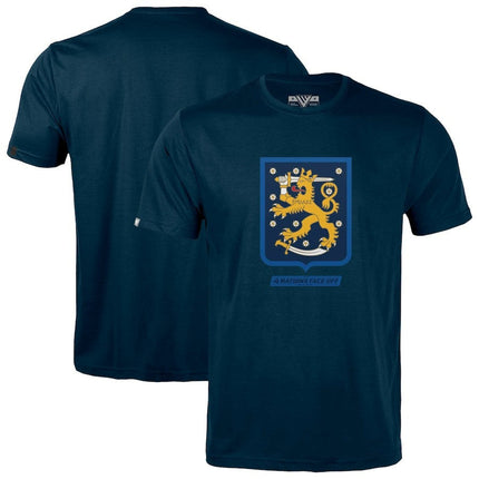 Finland 2025 4 Nations Face-Off Richmond Navy T-Shirt