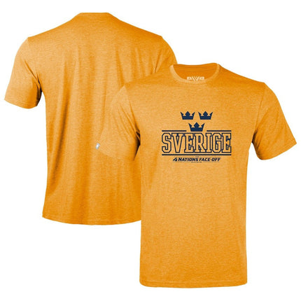 Sweden 2025 4 Nations Face-Off Richmond Gold T-Shirt