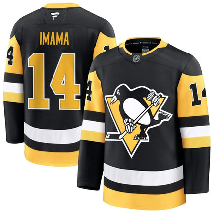 Bokondji Imama Pittsburgh Penguins 2025 Home Premium Black Jersey