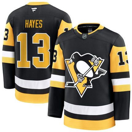 Kevin Hayes Pittsburgh Penguins 2025 Home Premium Black Jersey