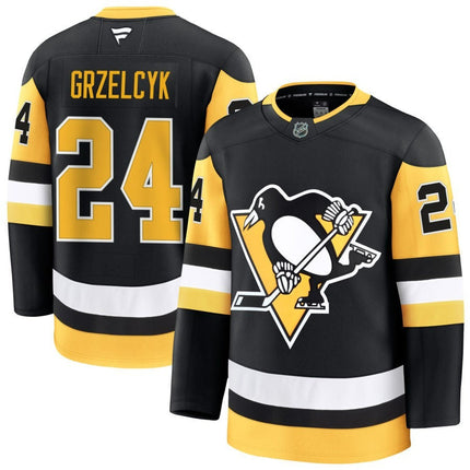 Matt Grzelcyk Pittsburgh Penguins 2025 Home Premium Black Jersey