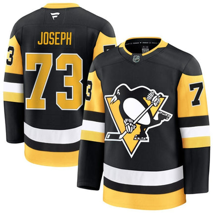 Pierre-Olivier Joseph Pittsburgh Penguins 2025 Home Premium Black Jersey
