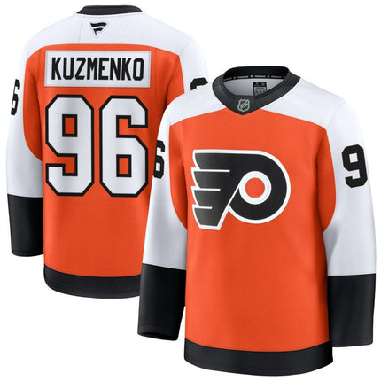 Andrei Kuzmenko Philadelphia Flyers 2025 Home Premium Orange Jersey