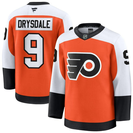 Jamie Drysdale Philadelphia Flyers 2025 Home Premium Orange Jersey