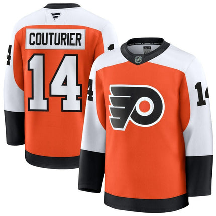 Sean Couturier Philadelphia Flyers 2025 Home Premium Orange Jersey
