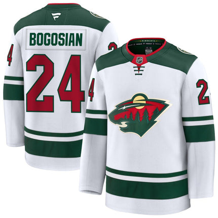 Zach Bogosian Minnesota Wild 2025 Away Premium White Jersey
