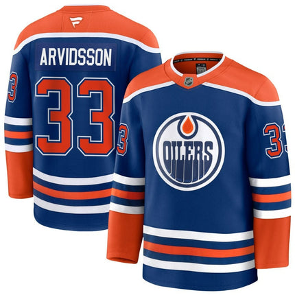 Viktor Arvidsson Edmonton Oilers 2025 Home Premium Royal Jersey