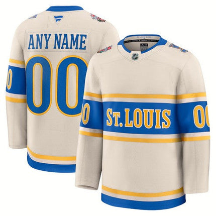 Customizable St. Louis Blues 2025 NHL Winter Classic Premium Jersey