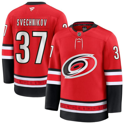 Andrei Svechnikov Carolina Hurricanes 2025 Red Alternate Premium Jersey