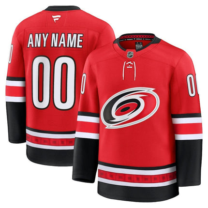 Customizable Carolina Hurricanes 2025 Red Alternate Premium Jersey