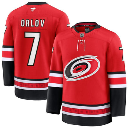 Dmitry Orlov Carolina Hurricanes 2025 Red Alternate Premium Jersey