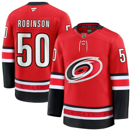 Eric Robinson Carolina Hurricanes 2025 Red Alternate Premium Jersey