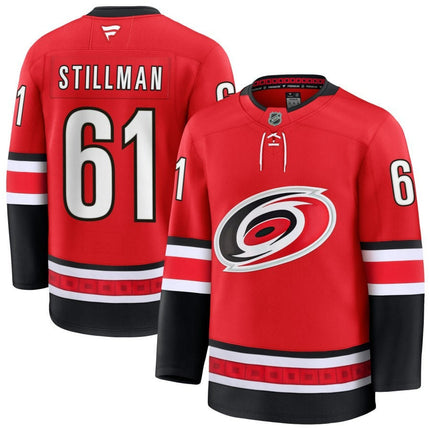 Riley Stillman Carolina Hurricanes 2025 Red Alternate Premium Jersey