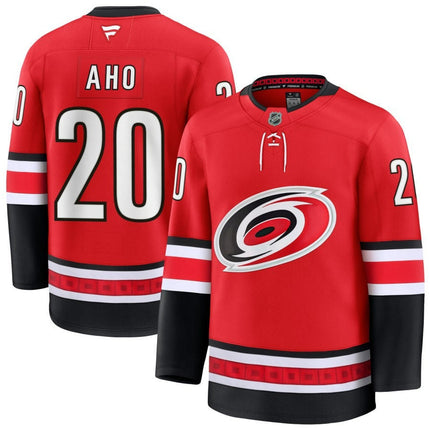 Sebastian Aho Carolina Hurricanes 2025 Red Alternate Premium Jersey
