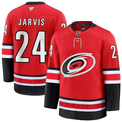 Seth Jarvis Carolina Hurricanes 2025 Red Alternate Premium Jersey