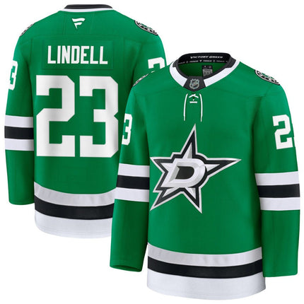 Esa Lindell Dallas Stars 2025 Home Premium Kelly Green Jersey