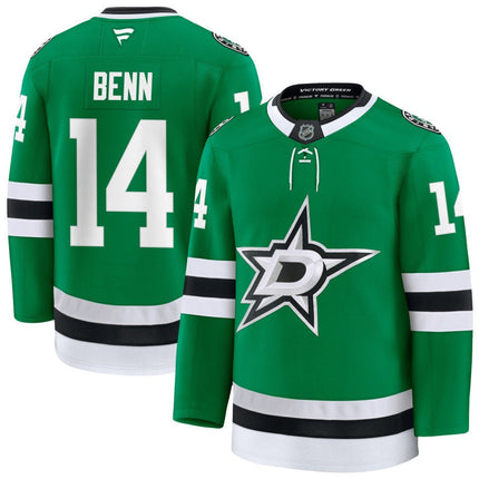 Jamie Benn Dallas Stars 2025 Home Premium Kelly Green Jersey
