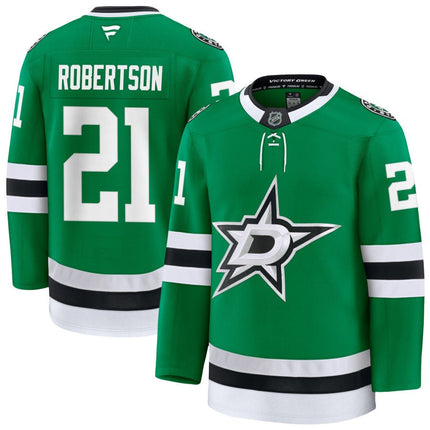 Jason Robertson Dallas Stars 2025 Home Premium Kelly Green Jersey