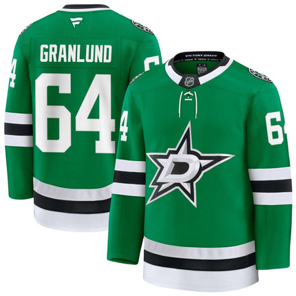 Mikael Granlund Dallas Stars 2025 Home Premium Kelly Green Jersey
