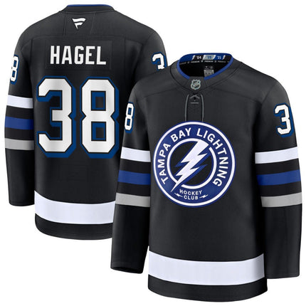 Brandon Hagel Tampa Bay Lightning 2025 Alternate Premium Black Jersey