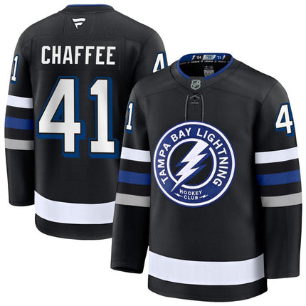 Mitchell Chaffee Tampa Bay Lightning 2025 Alternate Premium Black Jersey