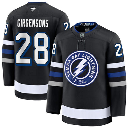 Zemgus Girgensons Tampa Bay Lightning 2025 Alternate Premium Black Jersey