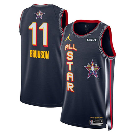 Jalen Brunson 2025 NBA All-Star Game Swingman Player Navy Jersey