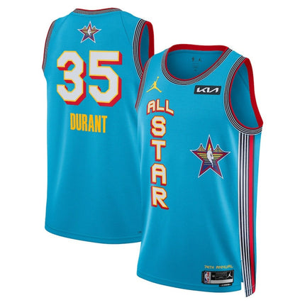 Kevin Durant 2025 NBA All-Star Game Swingman Player Light Blue Jersey
