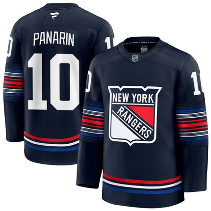 Artemi Panarin New York Rangers 2025 Alternate Premium Navy Jersey