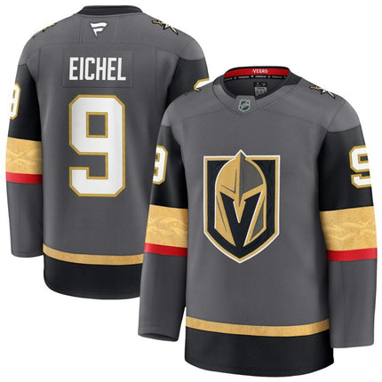 Jack Eichel Vegas Golden Knights 2025 Alternate Premium Gray Jersey