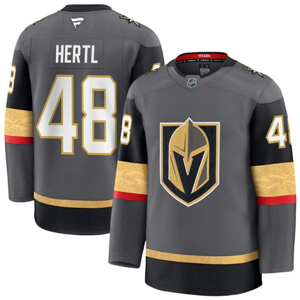 Tomas Hertl Vegas Golden Knights 2025 Alternate Premium Gray Jersey