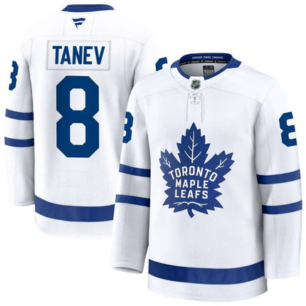 Chris Tanev Toronto Maple Leafs 2025 Away Premium White Jersey