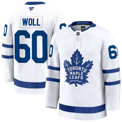 Joseph Woll Toronto Maple Leafs 2025 Away Premium White Jersey