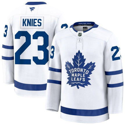 Matthew Knies Toronto Maple Leafs 2025 Away Premium White Jersey