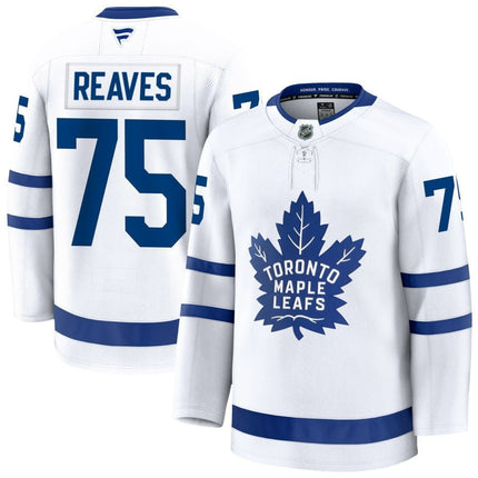 Ryan Reaves Toronto Maple Leafs 2025 Away Premium White Jersey