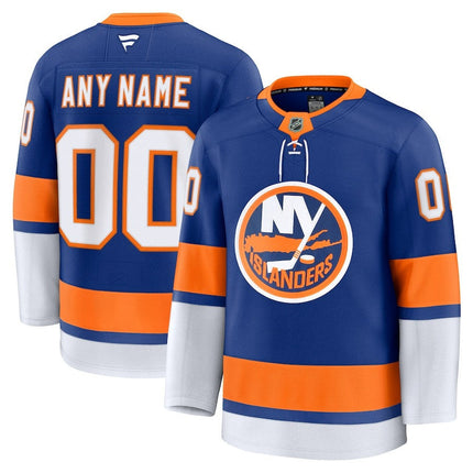 Custom Name New York Islanders 2025 Home Premium Royal Jersey
