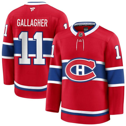 Brendan Gallagher Montreal Canadiens 2025 Home Premium Red Jersey