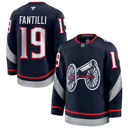 Adam Fantilli Columbus Blue Jackets 2025 NHL Stadium Series Premium Navy Jersey