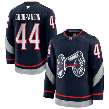 Erik Gubbranson Columbus Blue Jackets 2025 NHL Stadium Series Premium Navy Jersey