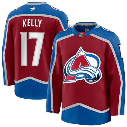 Parker Kelly Colorado Avalanche 2025 Burgundy Home Premium Jersey